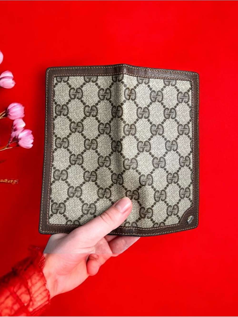 Gucci Beige and Brown Wallet and check book - Picture 11 of 11